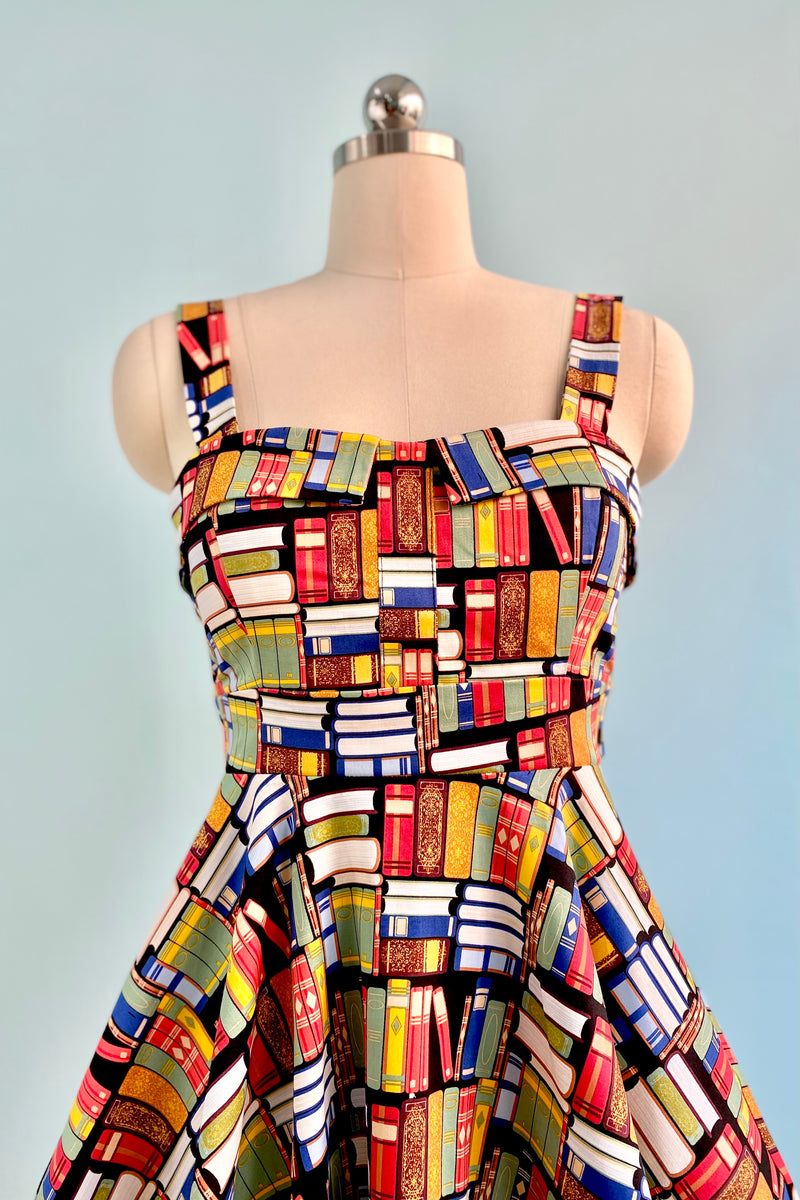 Books Fold-Over Dress by Eva Rose
