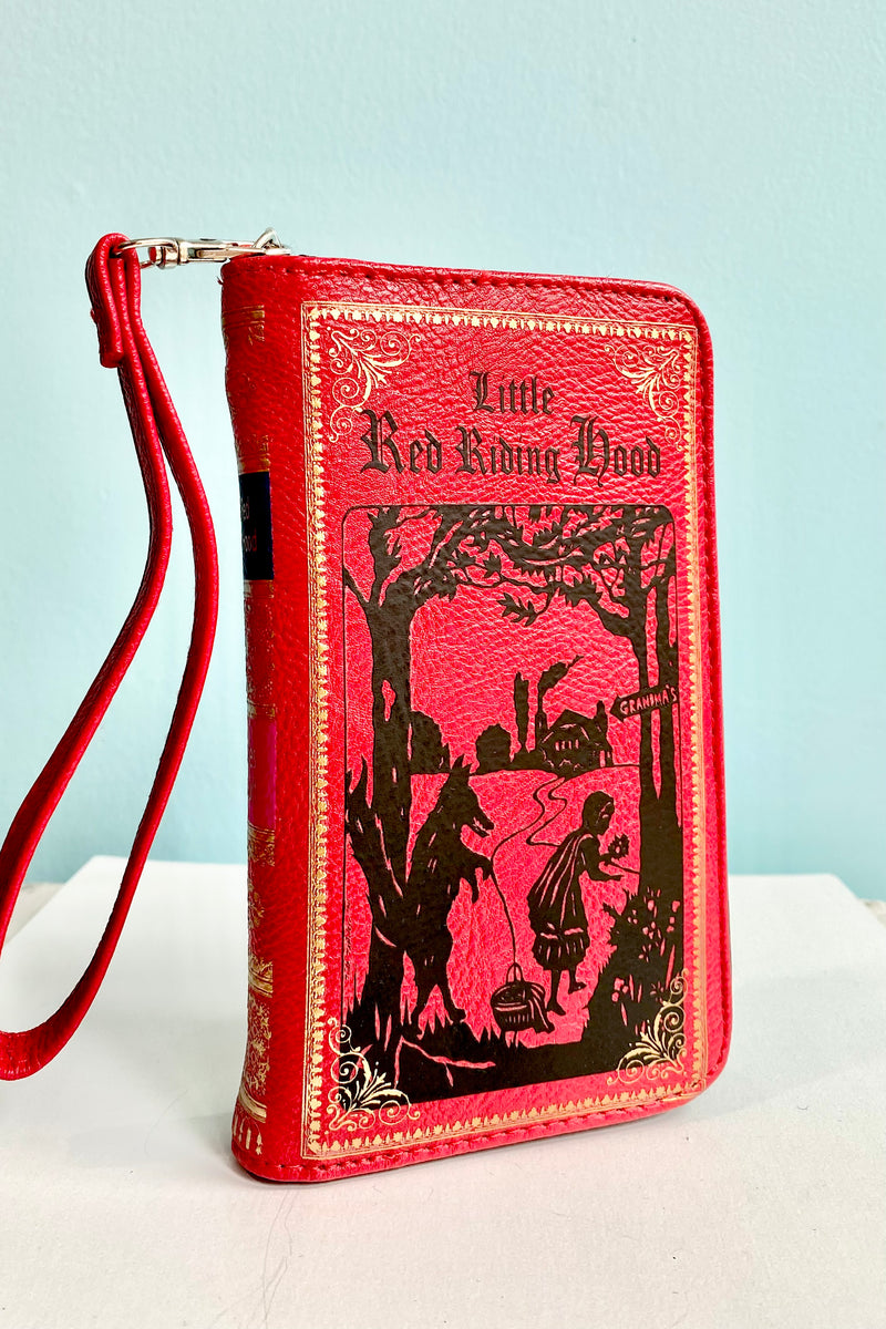 Little Red Riding Hood Book Wallet in Red