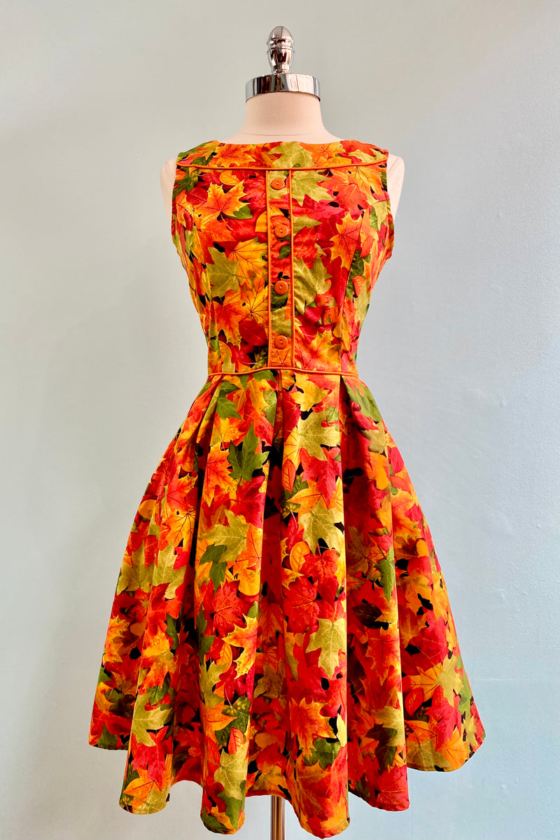 Leaves Elizabeth Dress by Retrolicious