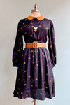 Navy Celestial Peter Pan Collar Dress by Tulip B.