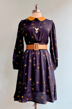 Navy Celestial Peter Pan Collar Dress by Tulip B.