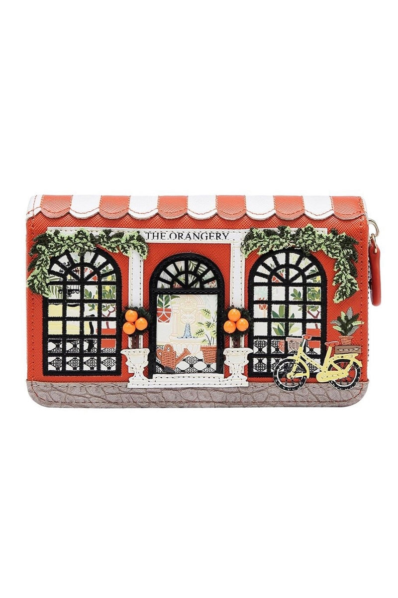 The Orangery Medium Zip Around Wallet by Vendula London