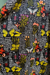 Butterfly and Bug Botanical V-Neck Dress by Eva Rose