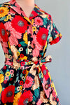 Mod Floral Mini Shirtwaist Dress by Eva Rose