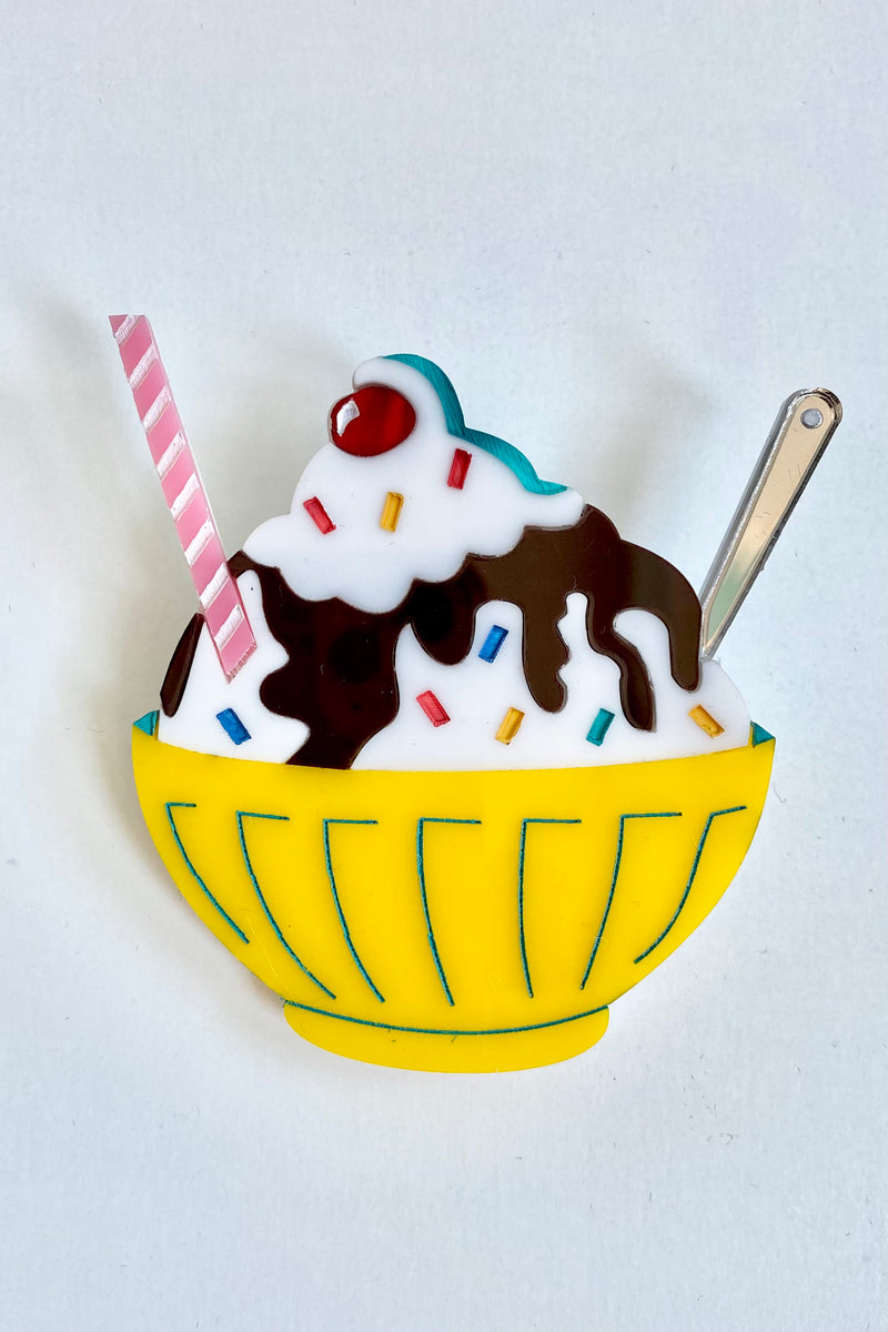 Give me Life Sundae Brooch by Daisy Jean Florals