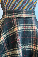 Forest Plaid Sophie Skirt by Timeless London