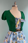 Kelly Green Short Sleeve V-Neck Perfect Cropped Cardigan