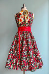 Cherries and Blossoms Vintage Dress by Retrolicious
