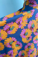 Mustard Large Floral Full Skirt by Tulip B.