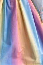 Halo Pastel Rainbow Ombre 50's Skirt by Hell Bunny