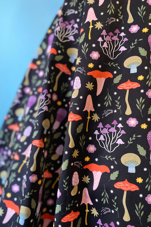 Mushroom V-Neck Dress by Eva Rose