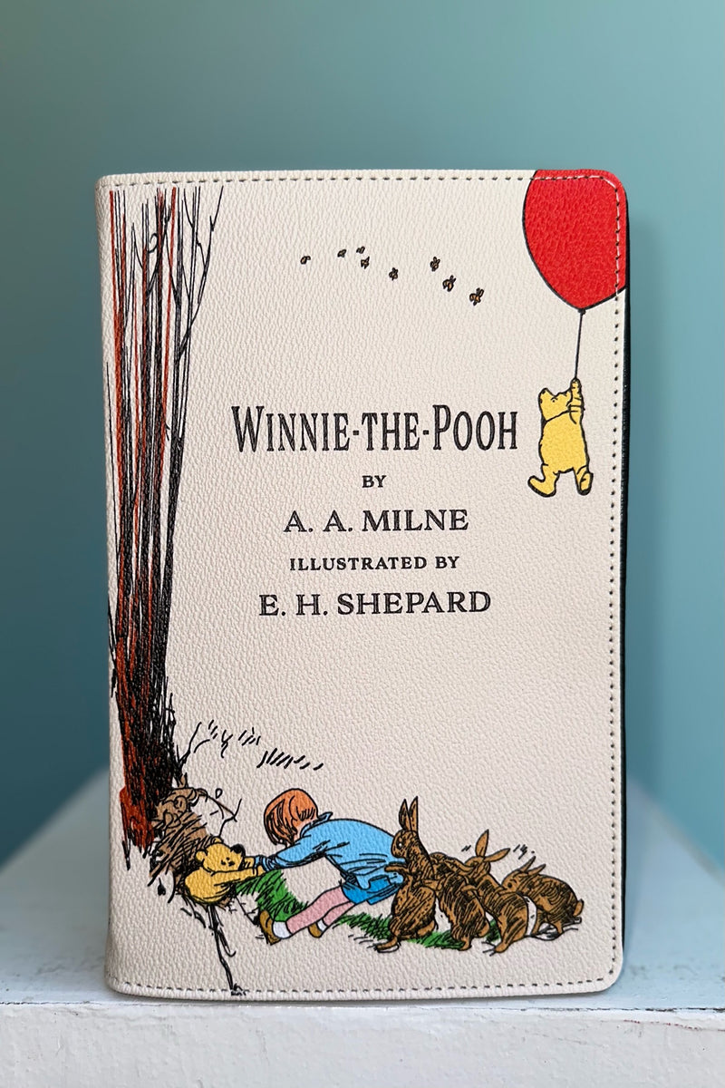 Beige Winnie the Pooh Book Cross-body Bag