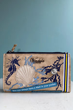 English Coast Scrapbook Soft Foldover Wallet by Vendula