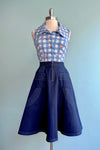Denim Blue Patch Pocket Skirt