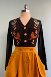 Black Ginny Woodland Cardigan by Voodoo Vixen