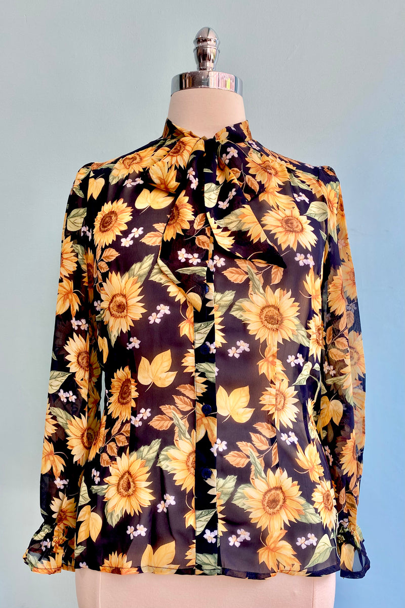Sunflower Blouse by Hell Bunny