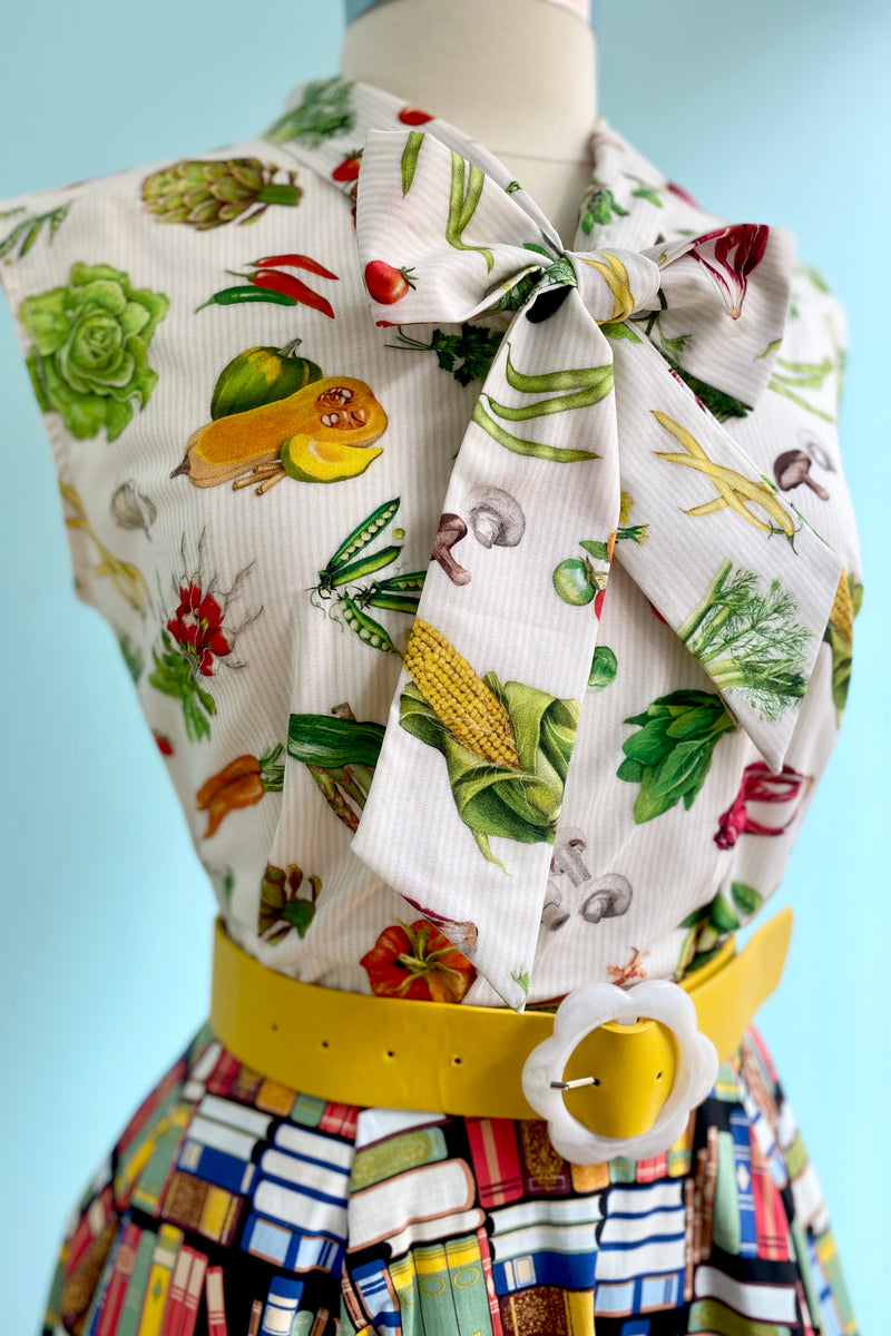 Vegetable Bow Top by Retrolicious