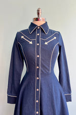 Denim Western Shirt Dress