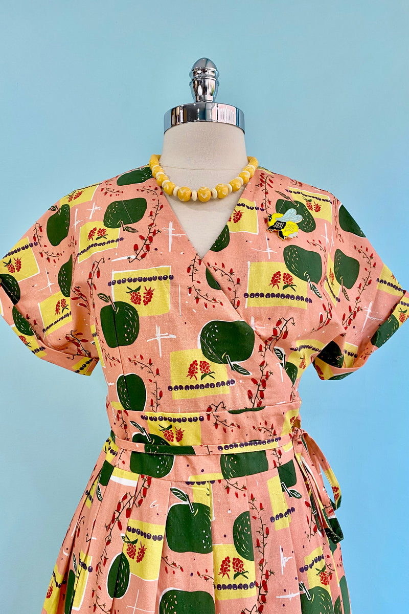 strapless open back dress Final Sale Pink Apples Esme Wrap Dress by Palava Modern Millie strapless open back dress Final Sale Pink Apples Esme Wrap Dress by Palava Modern Millie