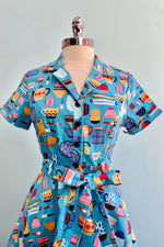 Vintage Kitchen Mini Shirtwaist Dress by Eva Rose