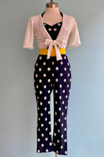 Denim and Daisy Cropped Fitted Jumpsuit