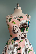 Pink Rose Print Dress by Orchid Bloom