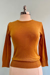 Bronze Knit Pullover Sweater