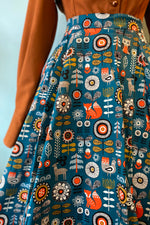 Woodland Fox Full Skirt by Eva Rose