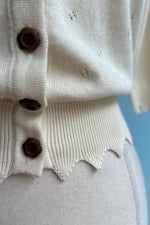 Rose Cardigan in Ivory by Banned