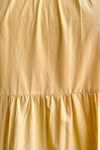 Ruffle Shoulder Mini Dress in Yellow