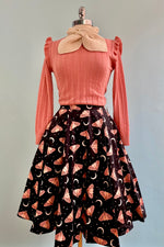 Pink Moth and Moon Full Skirt by Eva Rose