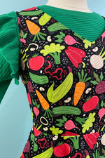 Veggie V-Neck Dress by Eva Rose