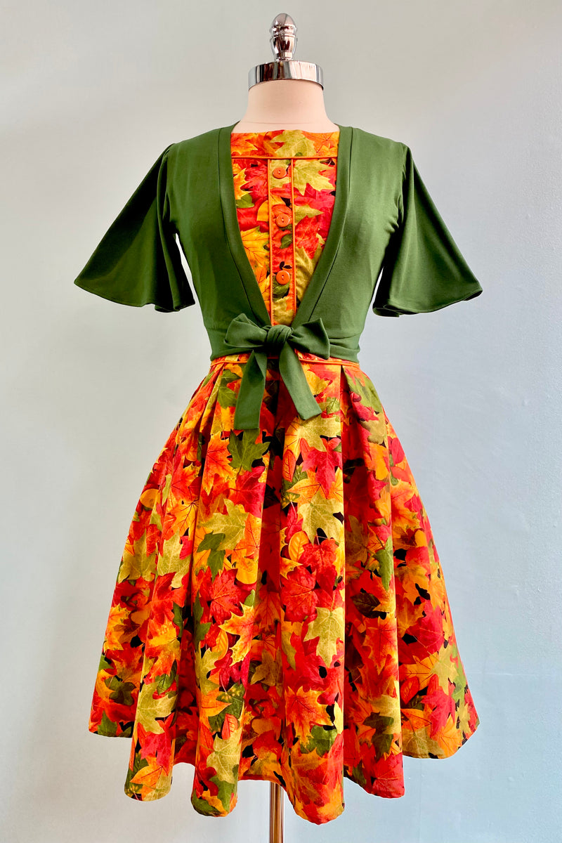 Leaves Elizabeth Dress by Retrolicious