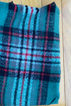 Seafoam Plaid Blanket Scarf