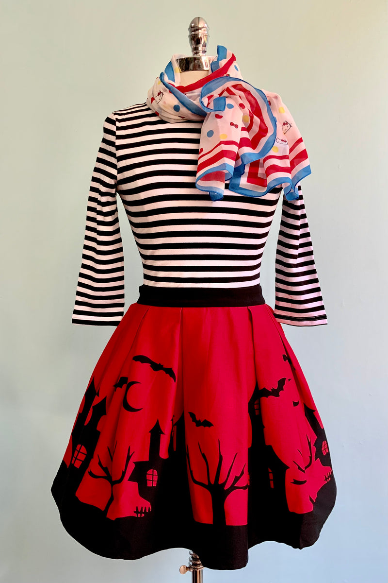 Black and White Twinnie Top by Collectif