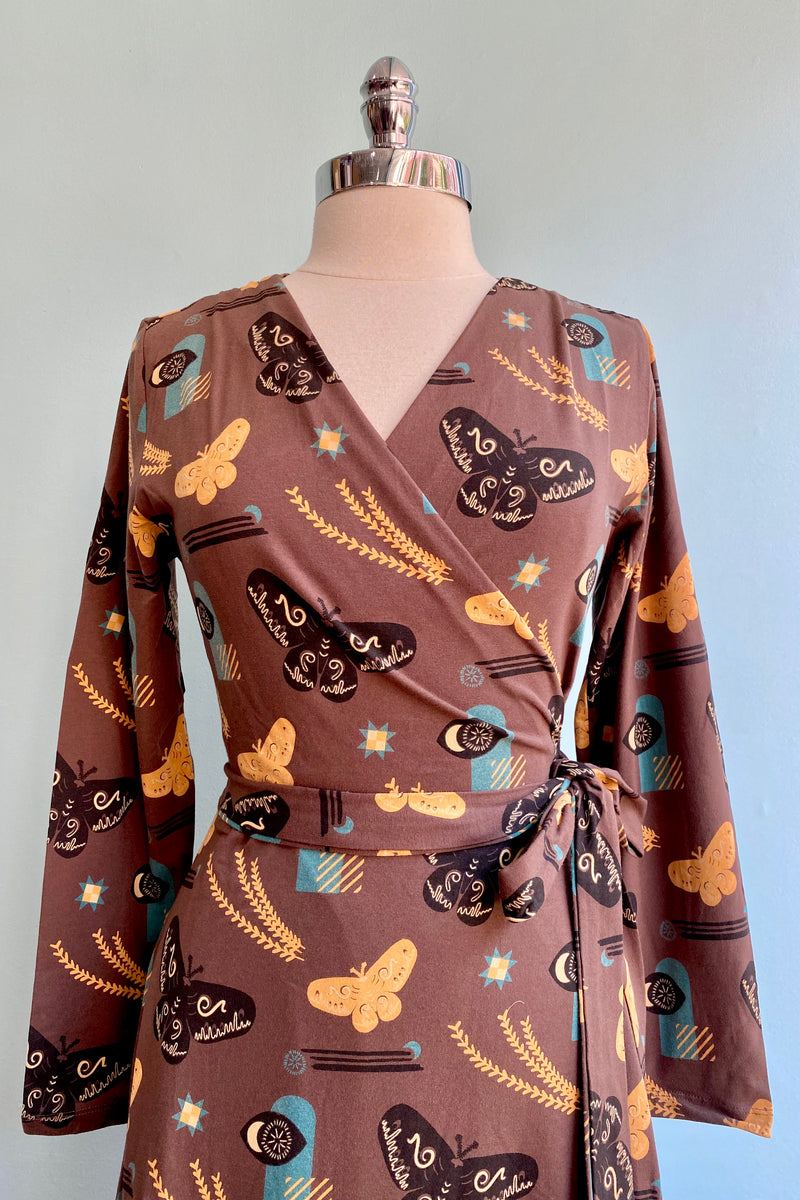 Autumn Quilt Katie Wrap Maxi Dress by Mata Traders