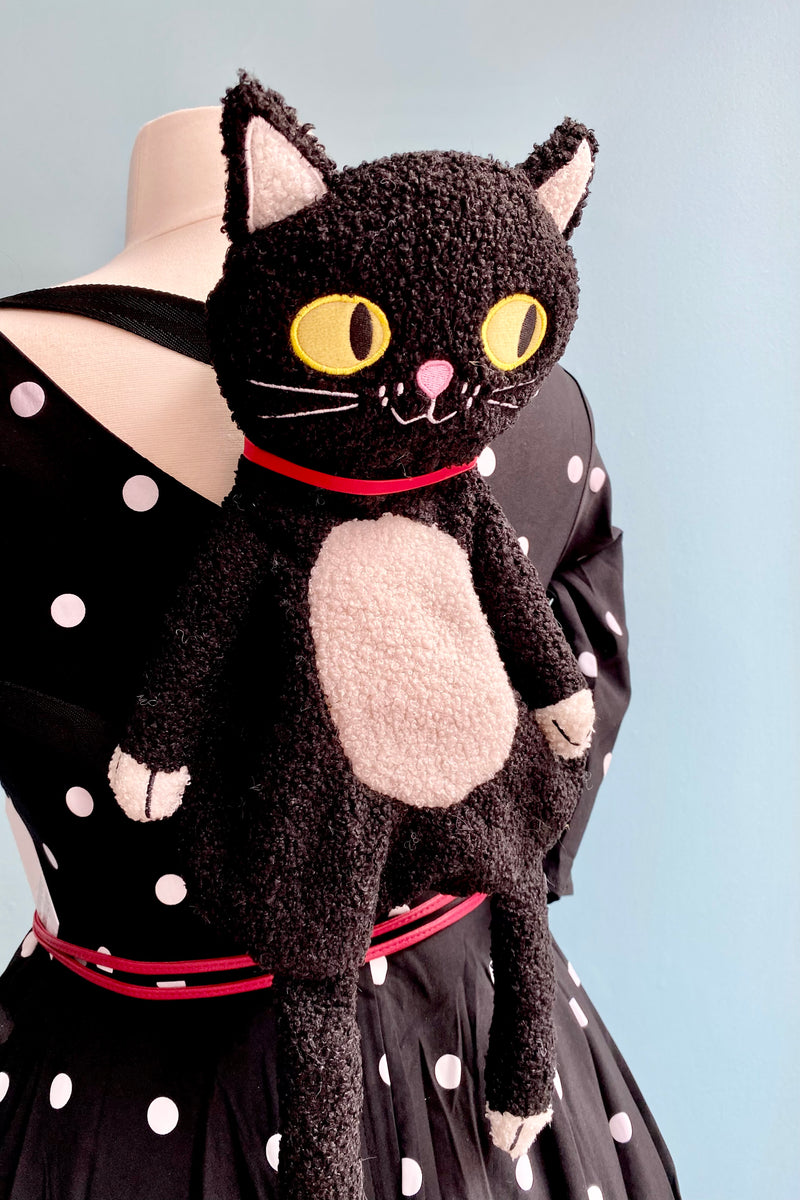 Furry Black Cat Backpack – Modern Millie