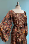 Rust Paisley Dolce Dress by Traffic People