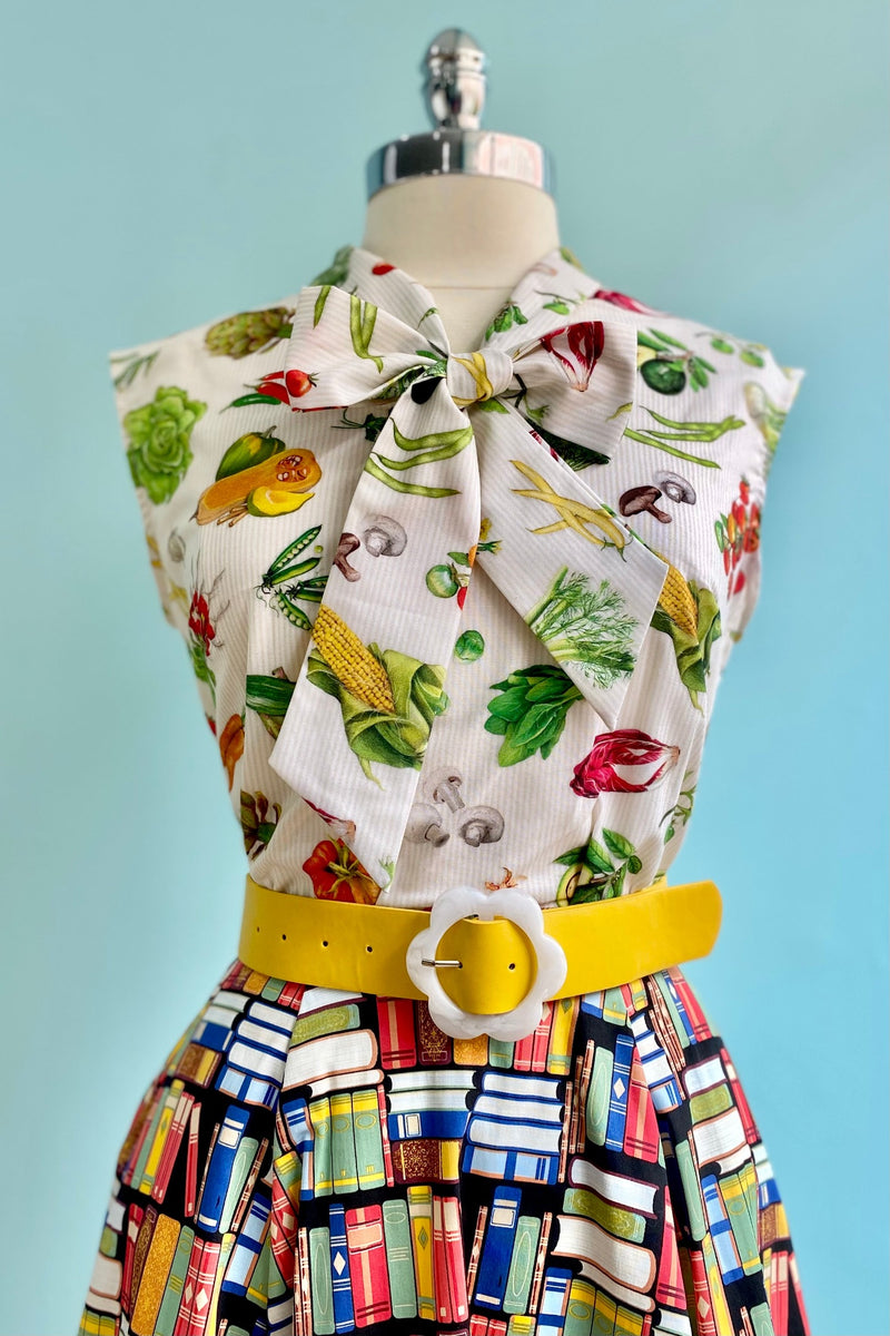 Vegetable Bow Top by Retrolicious