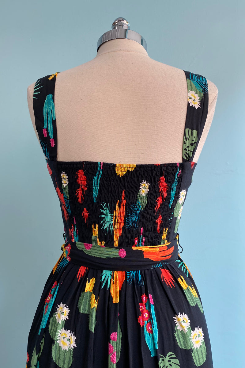 Cacti Forest Soraya Maxi Dress