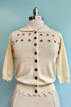 Rose Cardigan in Ivory by Banned