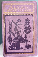 Purple Alice in Wonderland Book Cross-body Bag