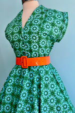 Happy Green Circle Skirt by Heart of Haute