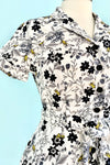 White Bee Mini Shirtwaist Dress by Eva Rose