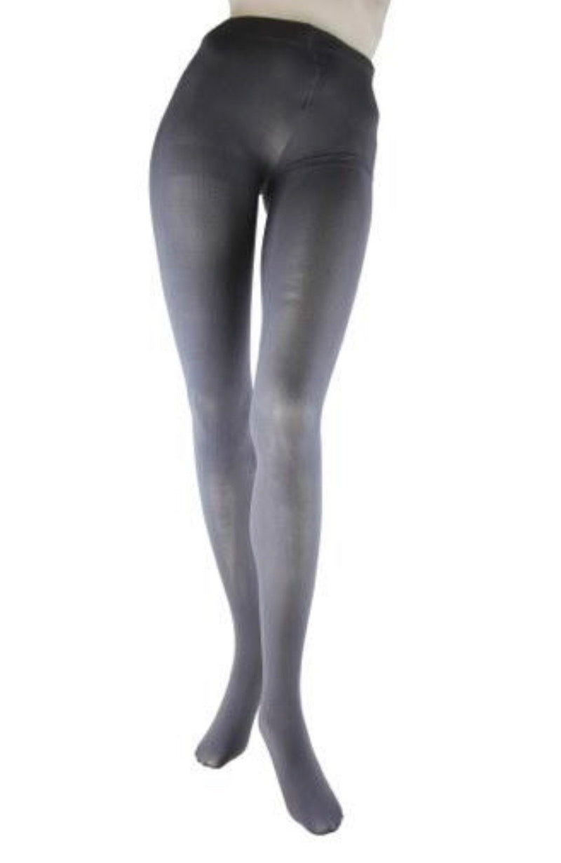 Foot Traffic Gray Microfiber Tights O/S and Plus