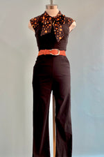 Marcel Black Cropped Jumpsuit