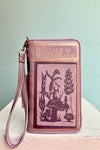 Purple Alice in Wonderland Book Wallet