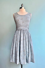 Final Sale Badminton Asheville Dress in Blue by Mata Traders