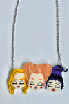 Sanderson Sisters of Hocus Pocus Necklace by Daisy Jean Florals