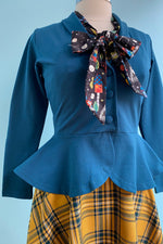 Teal Diva Jacket by Heart of Haute